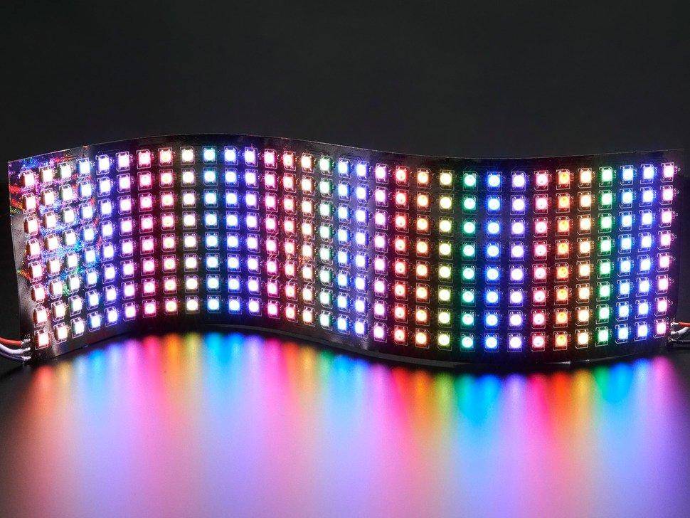 Adafruit Biegsame 8x32 NeoPixel RGB LED Matrix