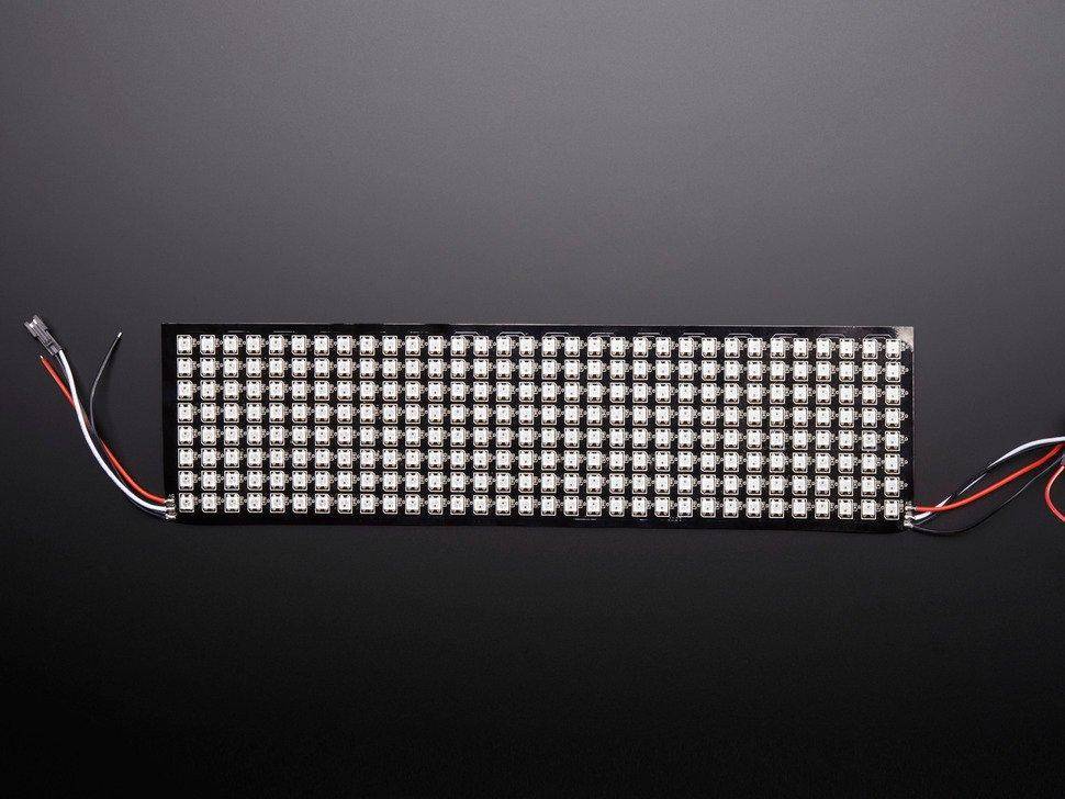 Adafruit Biegsame 8x32 NeoPixel RGB LED Matrix
