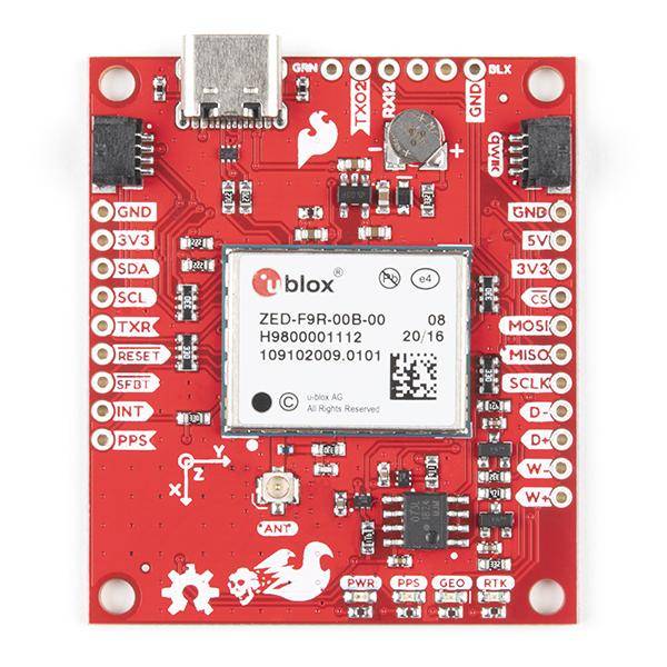 SparkFun Qwiic - GPS-RTK Dead Reckoning Breakout, ZED-F9R
