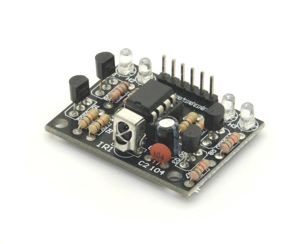 4-Kanal Infrarotempfänger inkl. Fernbedienung