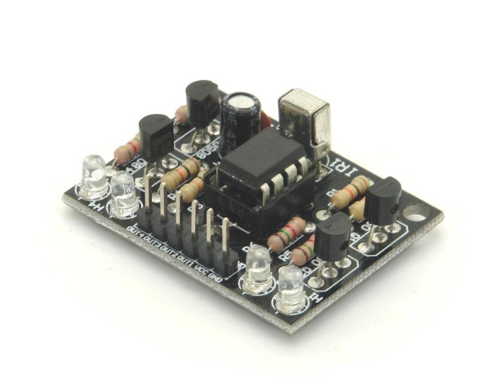 4-Kanal Infrarotempfänger inkl. Fernbedienung