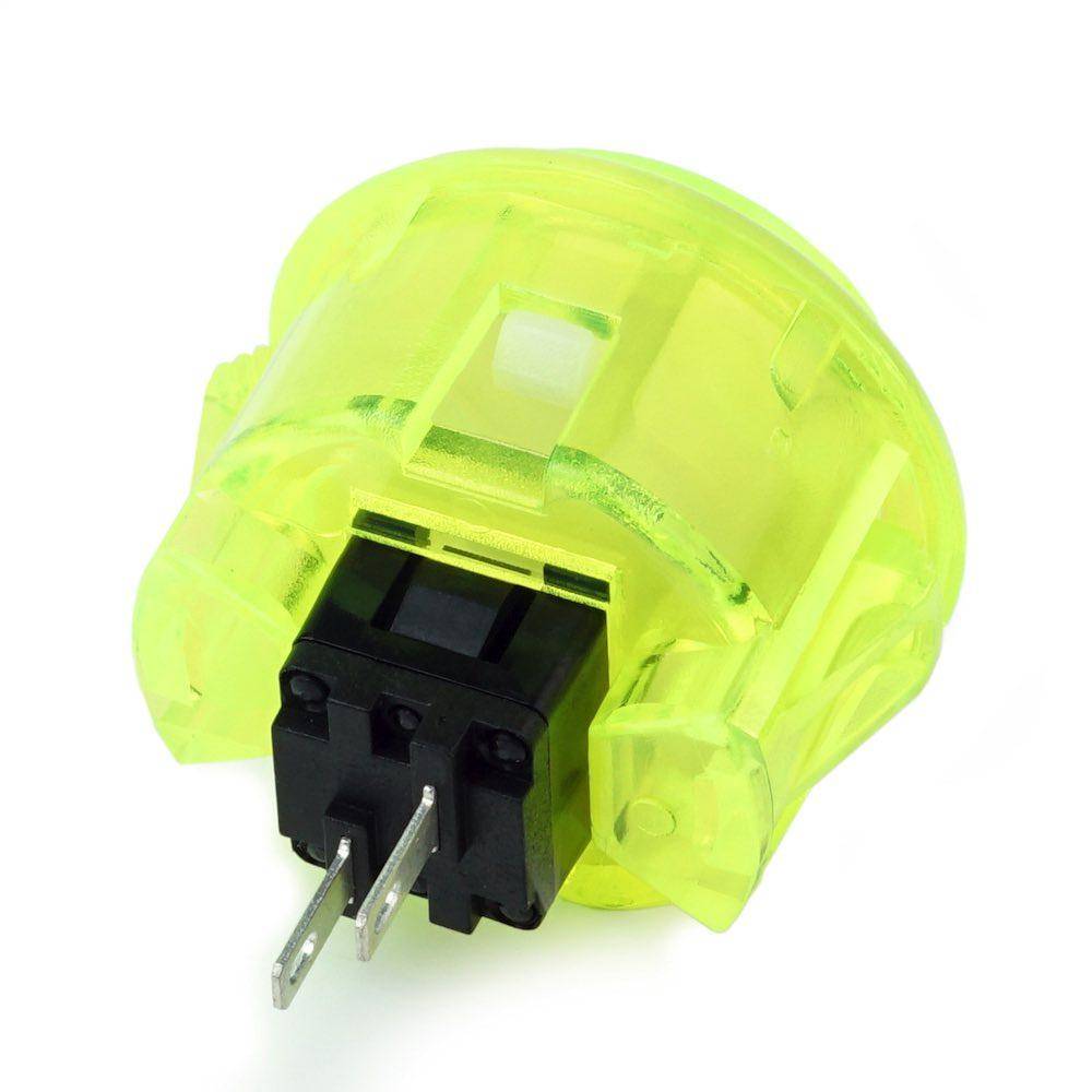 Arcade Button, 30mm, transparent - Farbe: gelb