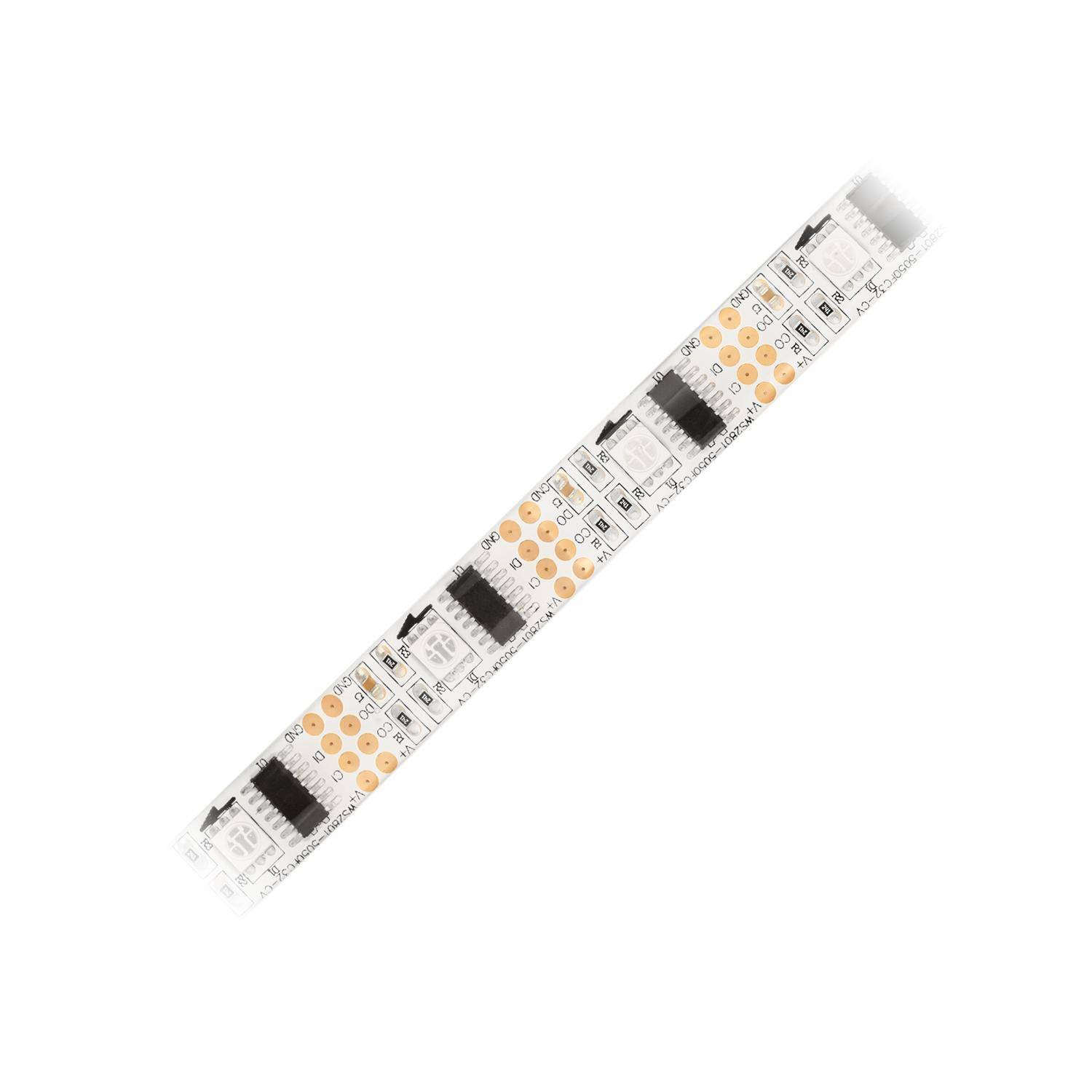WS2801 digitaler LED RGB Stripe IP65 vergossen 32 LEDs/m, 5m Rolle