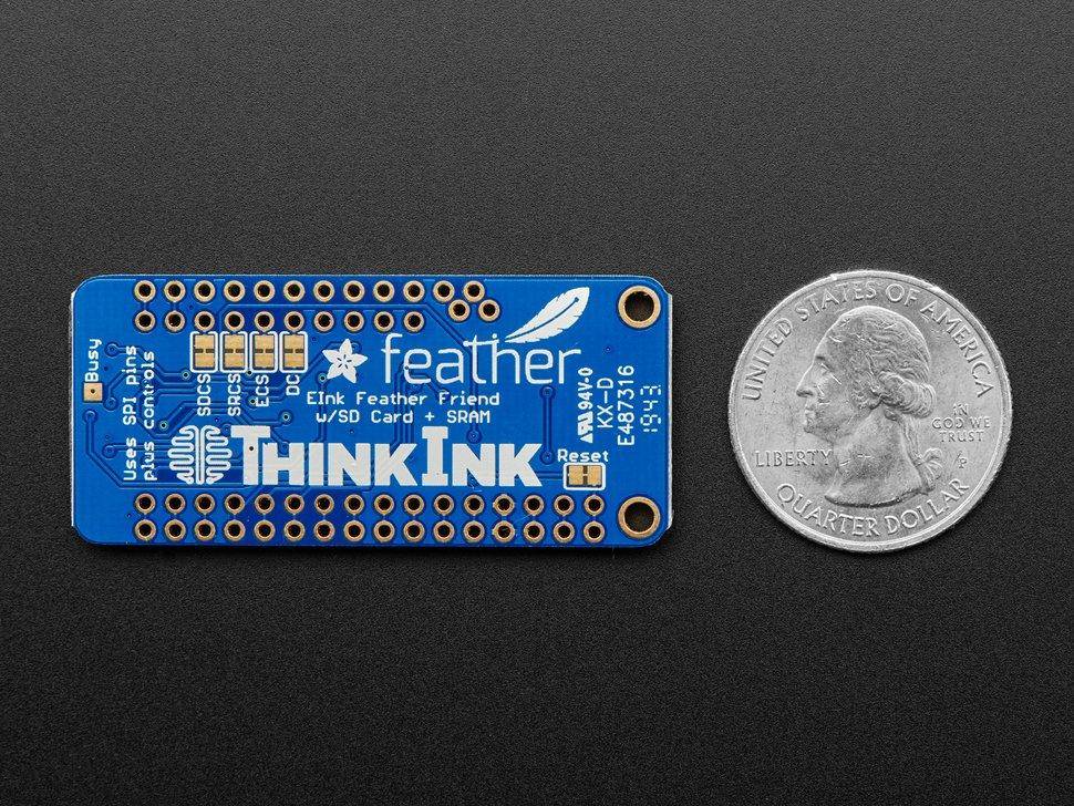 Adafruit eInk Feather Friend, 32KB SRAM