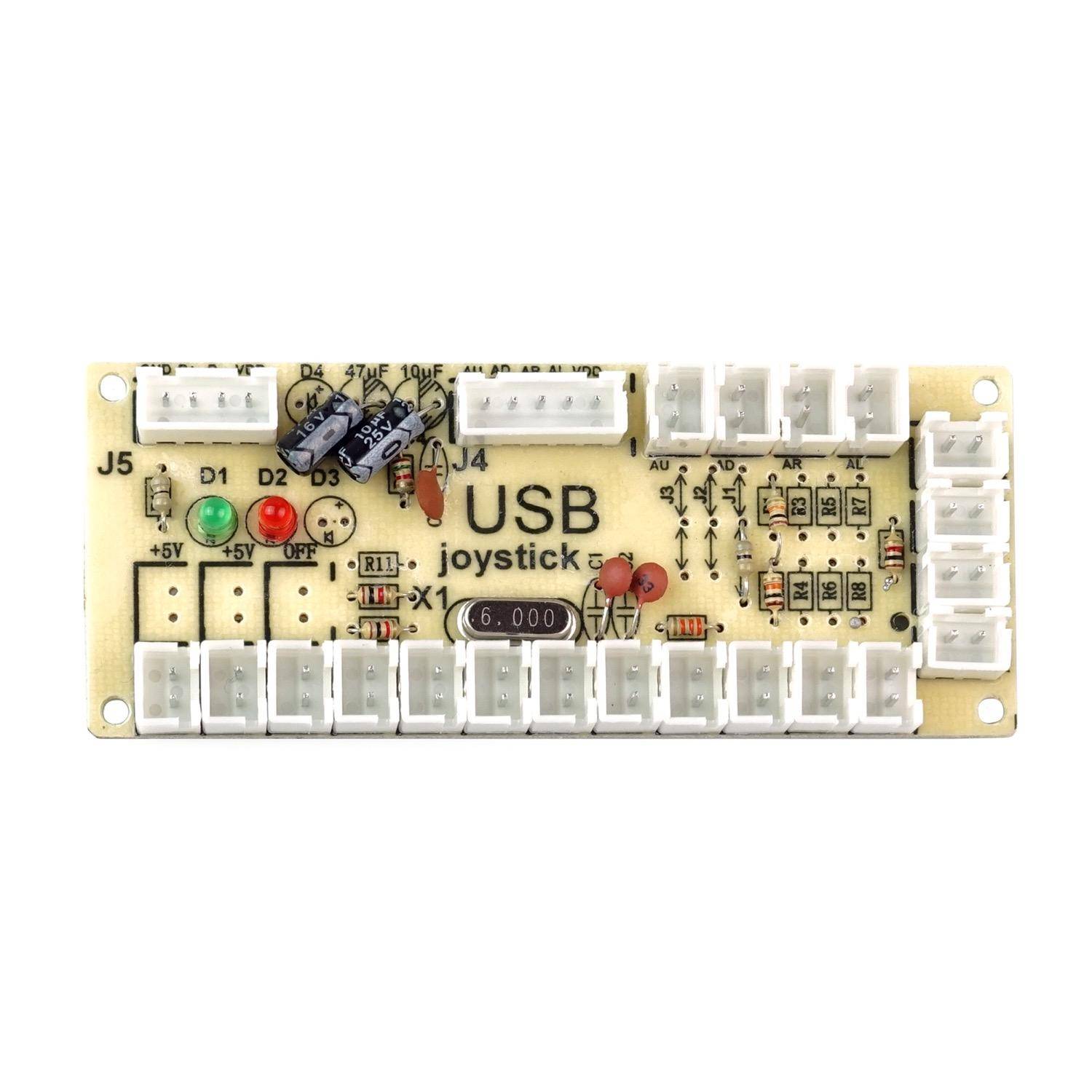 Zero Delay Arcade USB Encoder, mit Kabelset