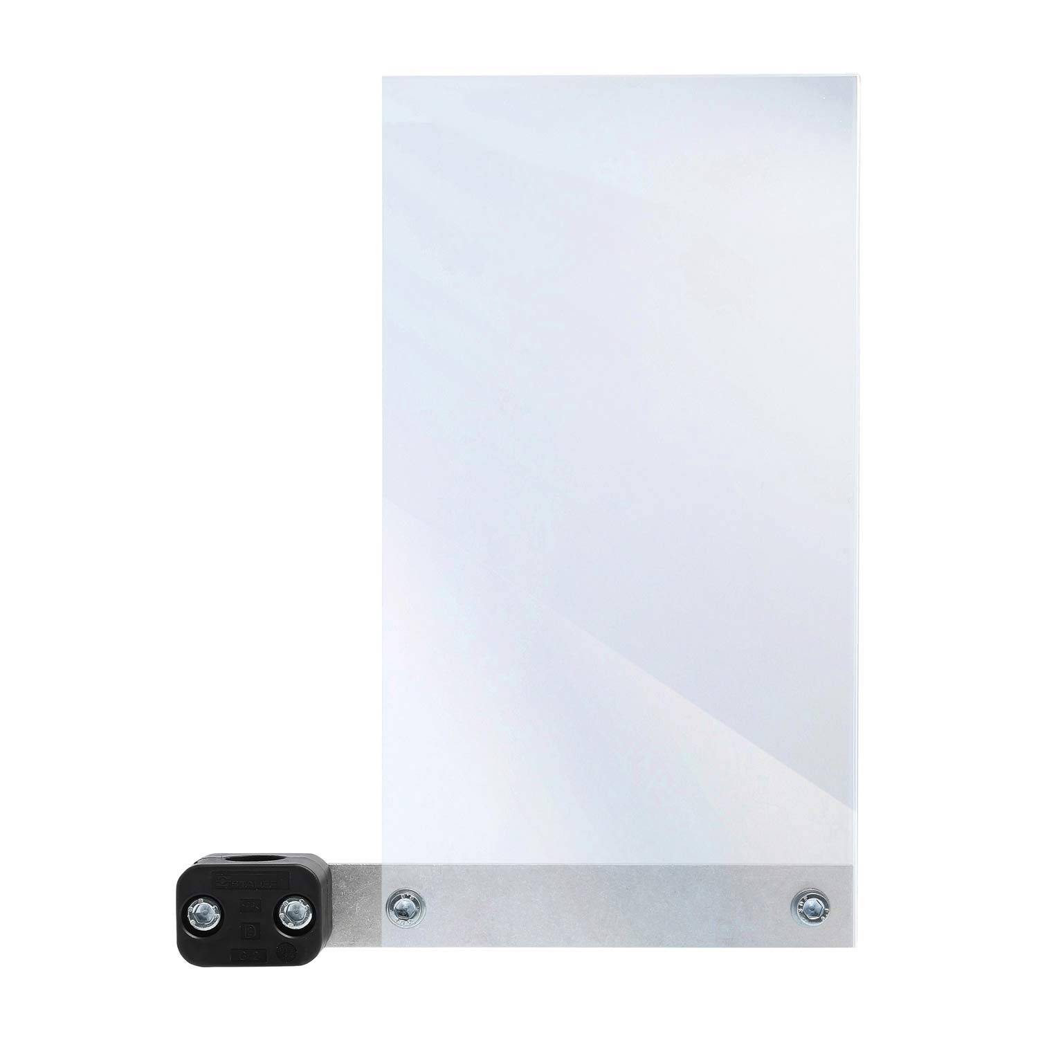 135547 STEX24 BT-H18 104 Beschriftungstafel unbedruckt für vierstufige Signalsäule Werkstoff PA / Aluminium / PMMA -