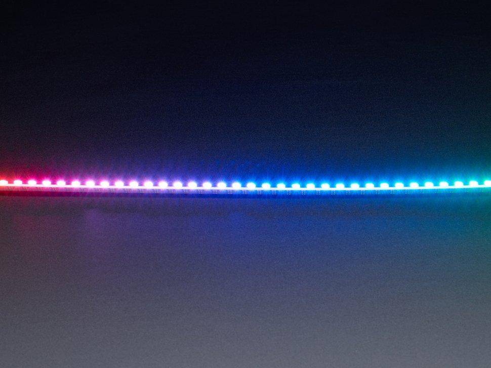 Adafruit Side Light NeoPixel LED PCB Bar - 60 LEDs, 50cm