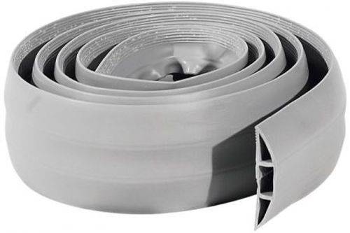Flexibler Kabelkanal aus PVC, flexibel, für bis zu 5 Kabel, 1,80 m, grau