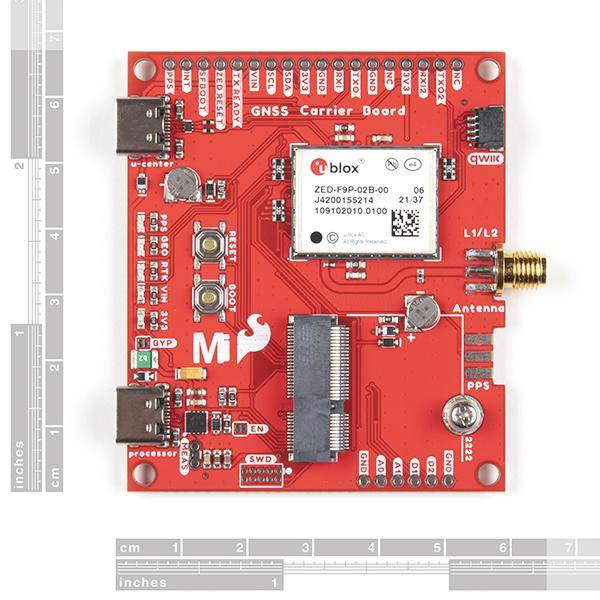 SparkFun MicroMod GNSS Carrier Board (ZED-F9P)