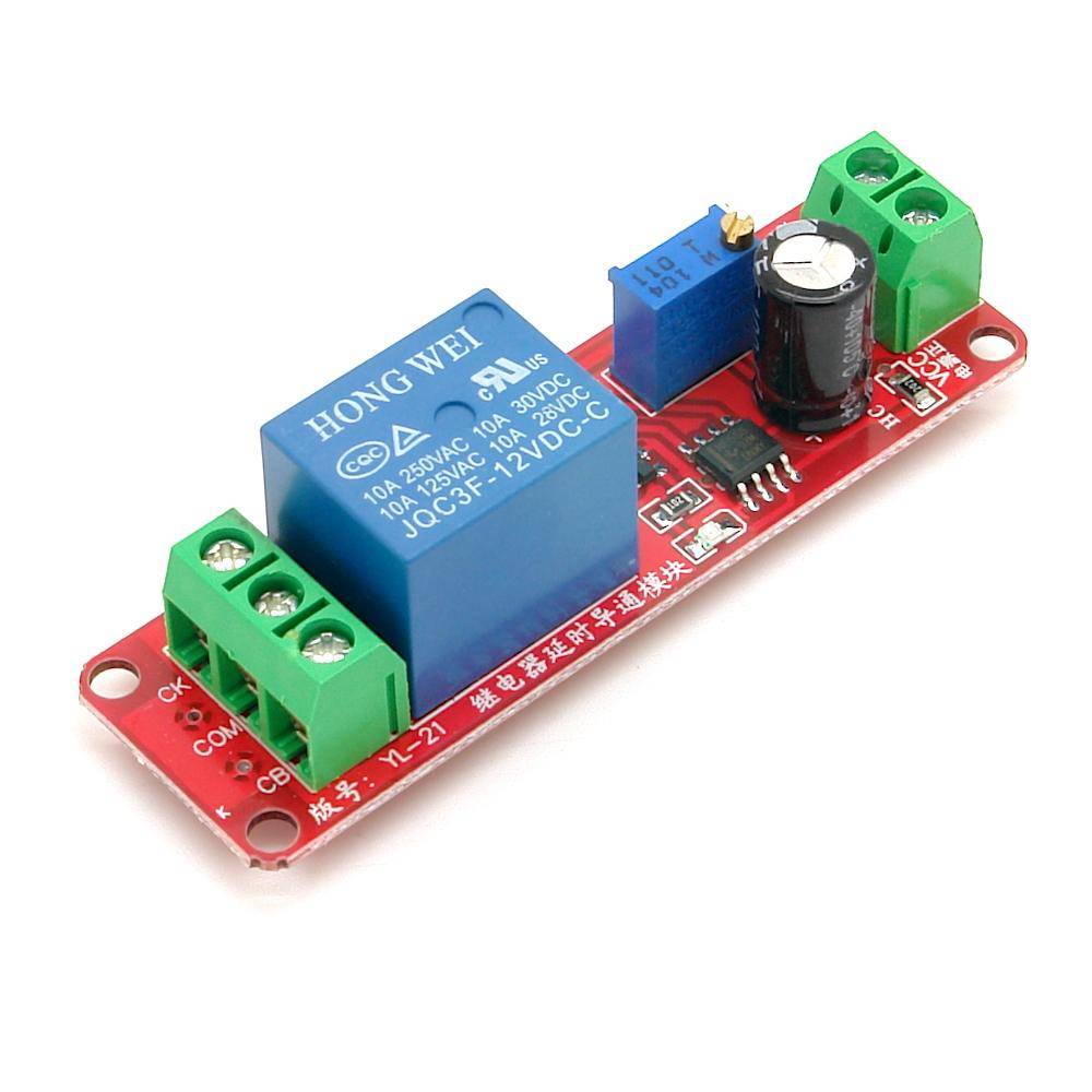 12V 1 Kanal Relais Modul mit Einschaltverzögerung