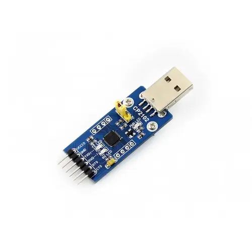 Waveshare CP2102 USB-A zu UART Brücke, USB-zu-Seriell, 12Mbit/s, 300bps-1Mbit/s, 3,3V-5V Waveshare CP2102 USB-A zu UART Brücke, USB-zu-Seriell, 12Mbit/s, 300bps-1Mbit/s, 3,3V-5V