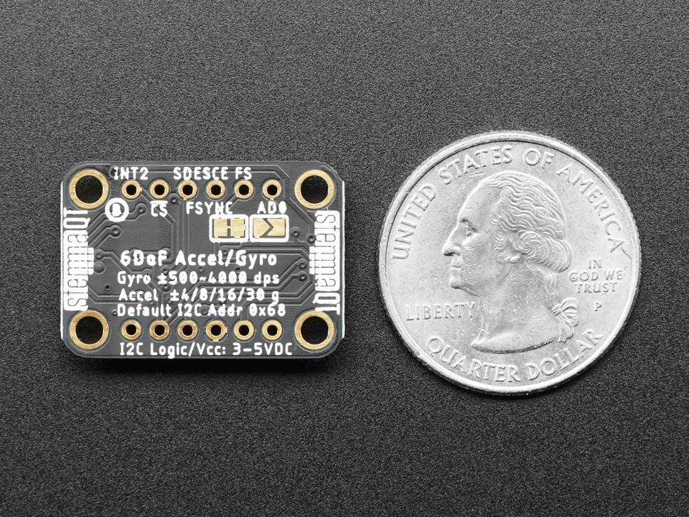Adafruit ICM-20649 Wide Range ±30g ±4000dps 6-DoF IMU