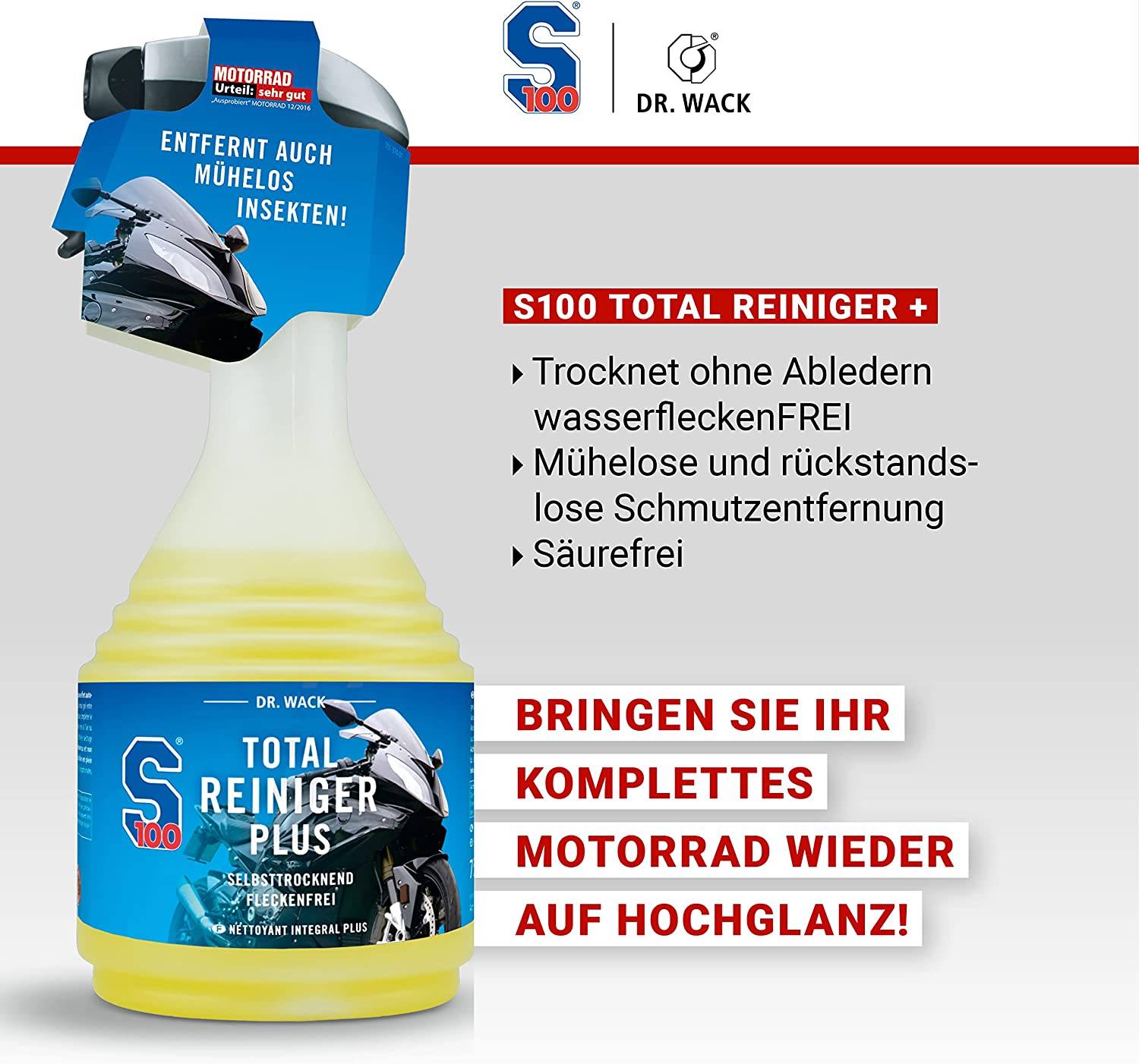 Dr. Wack S100 Total Reiniger+ 750 ml