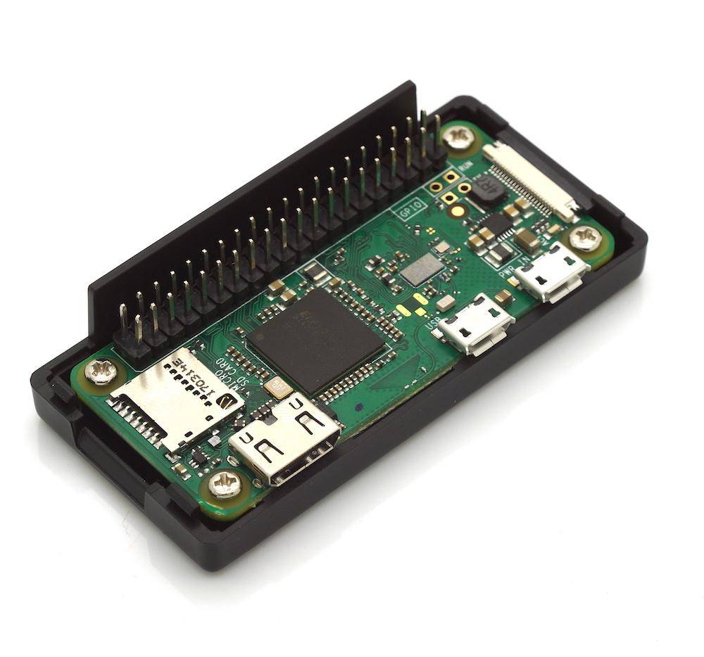 Gehäuse "Candy Bar" für Raspberry Pi Zero - schwarz