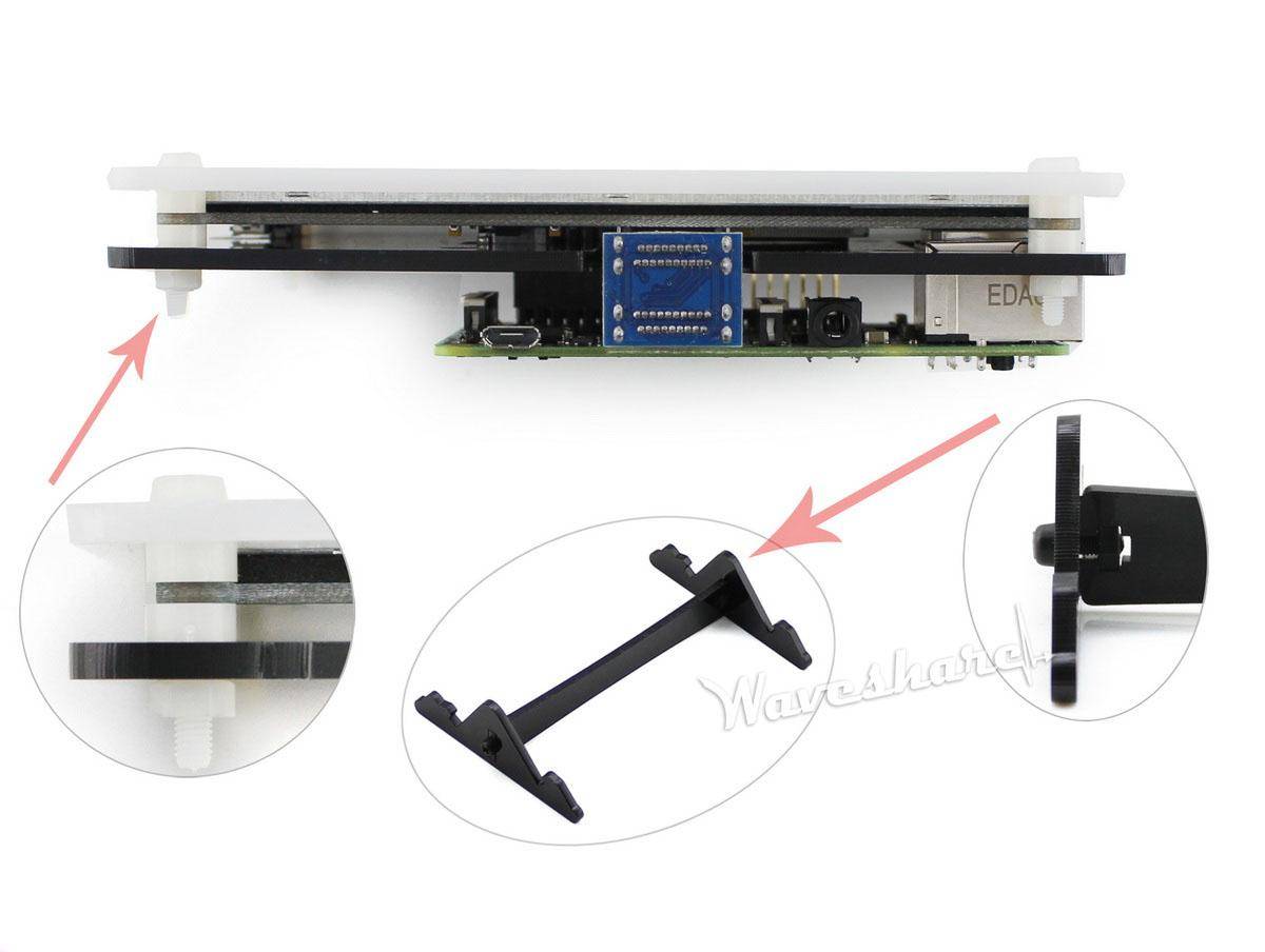Gehäuse für 5" Display 125128 und Raspberry Pi