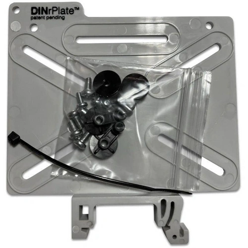 DINrPlate DUV1 - Universal Hutschienenhalter, grau DINrPlate DUV1 - Universal Hutschienenhalter, grau