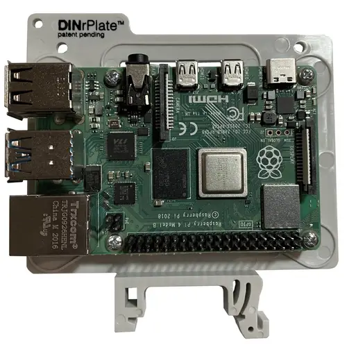 DINrPlate DUV1 - Universal Hutschienenhalter, grau DINrPlate DUV1 - Universal Hutschienenhalter, grau