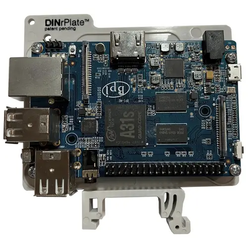 DINrPlate DUV1 - Universal Hutschienenhalter, grau DINrPlate DUV1 - Universal Hutschienenhalter, grau