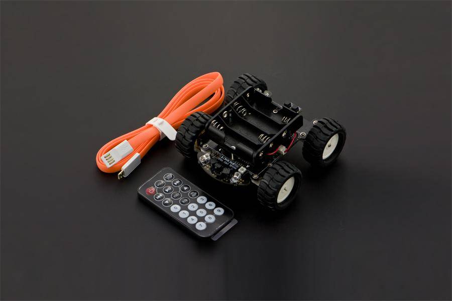 DFRobot MiniQ Cross Country Roboter für Arduino, montiert