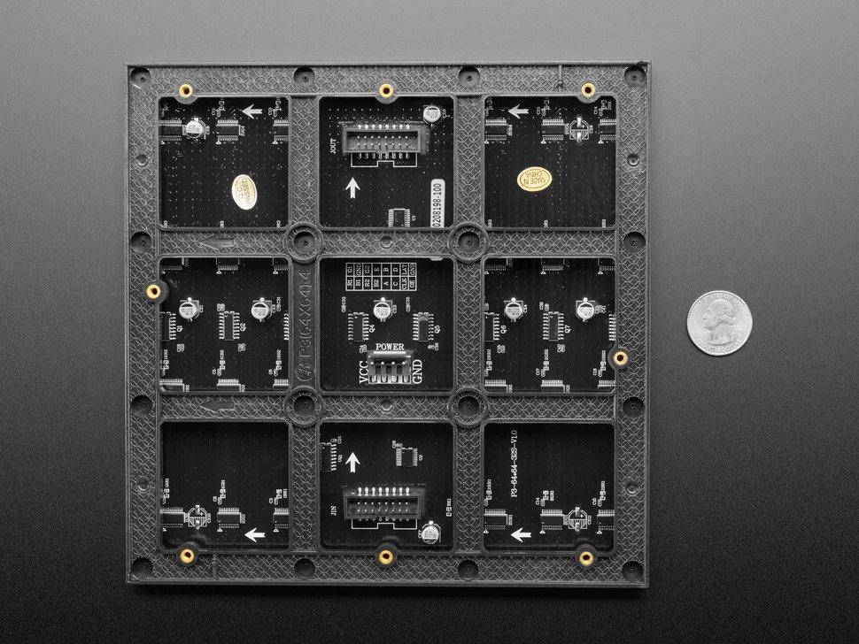 Adafruit 64x64 RGB LED Matrix - 3mm Raster