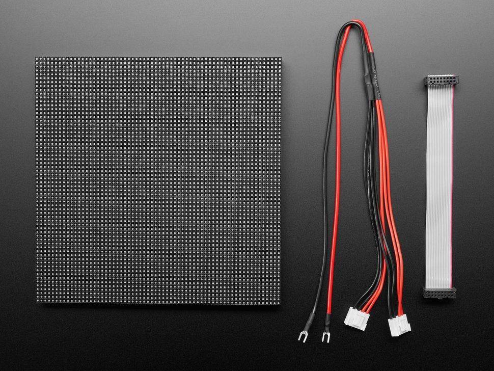 Adafruit 64x64 RGB LED Matrix - 3mm Raster