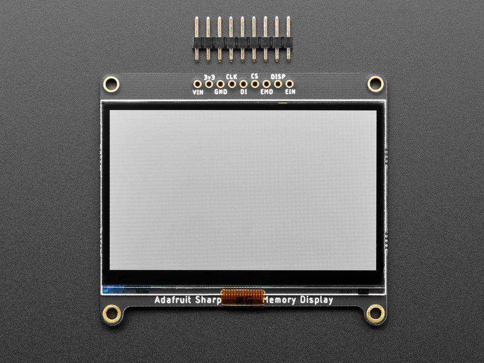 Adafruit SHARP Memory Display Breakout - 2.7" 400x240 Monochrom