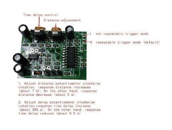 HC-SR501 PIR Sensor - Infrarot Bewegungsmelder