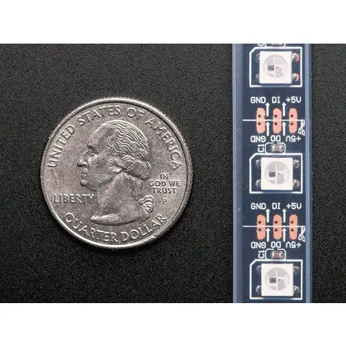 Adafruit NeoPixel Digital RGB LED Streifen - 60 LED, schwarze Leiterbahn, 4m Adafruit NeoPixel Digital RGB LED Streifen - 60 LED, schwarze Leiterbahn, 4m