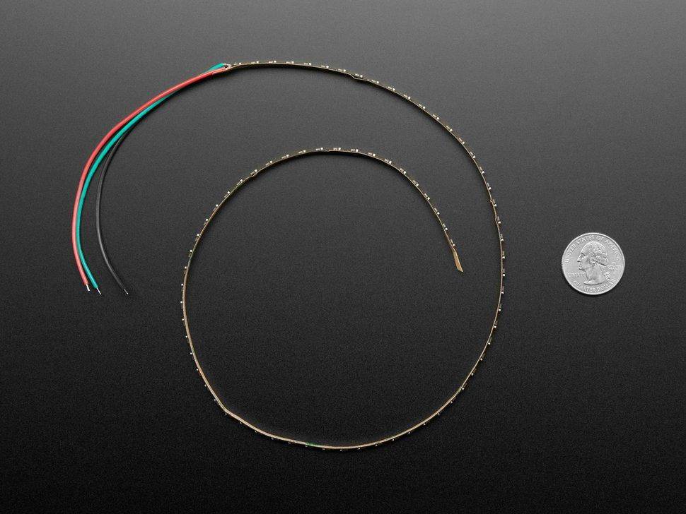 Adafruit Ultra Skinny NeoPixel 1515 LED Streifen, 4mm breit, 50cm