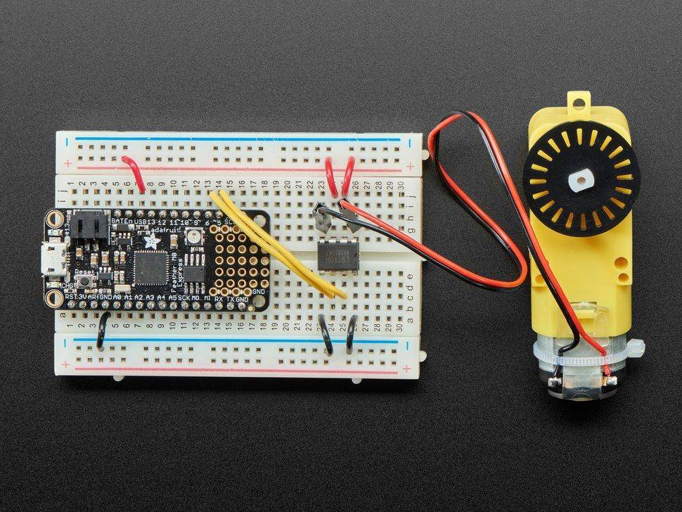 Adafruit L9110H H-Bridge Motor Treiber für DC Motoren- 8 DIP