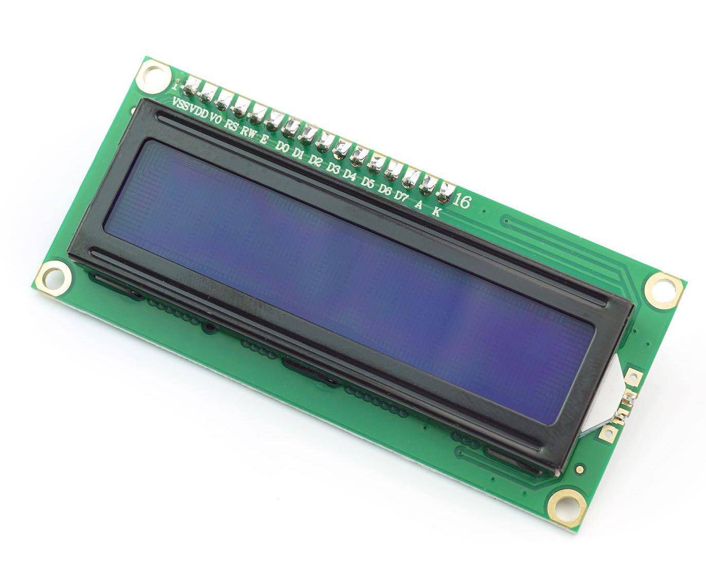 Alphanumerisches LCD 16x2, blau / weiß, mit I2C Backpack