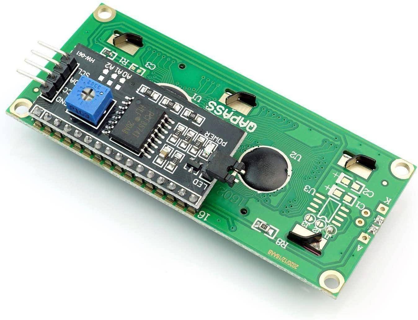 Alphanumerisches LCD 16x2, blau / weiß, mit I2C Backpack