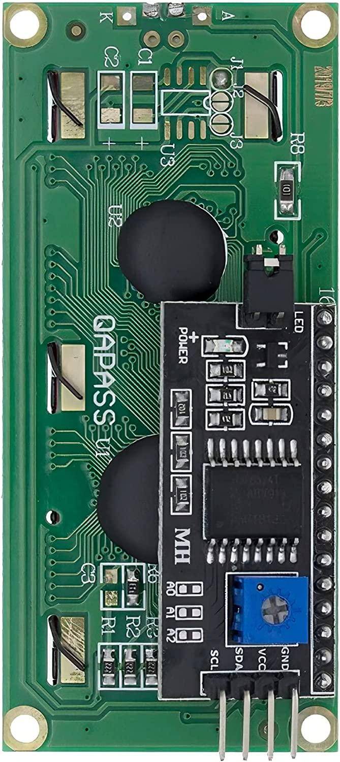 Alphanumerisches LCD 16x2, blau / weiß, mit I2C Backpack