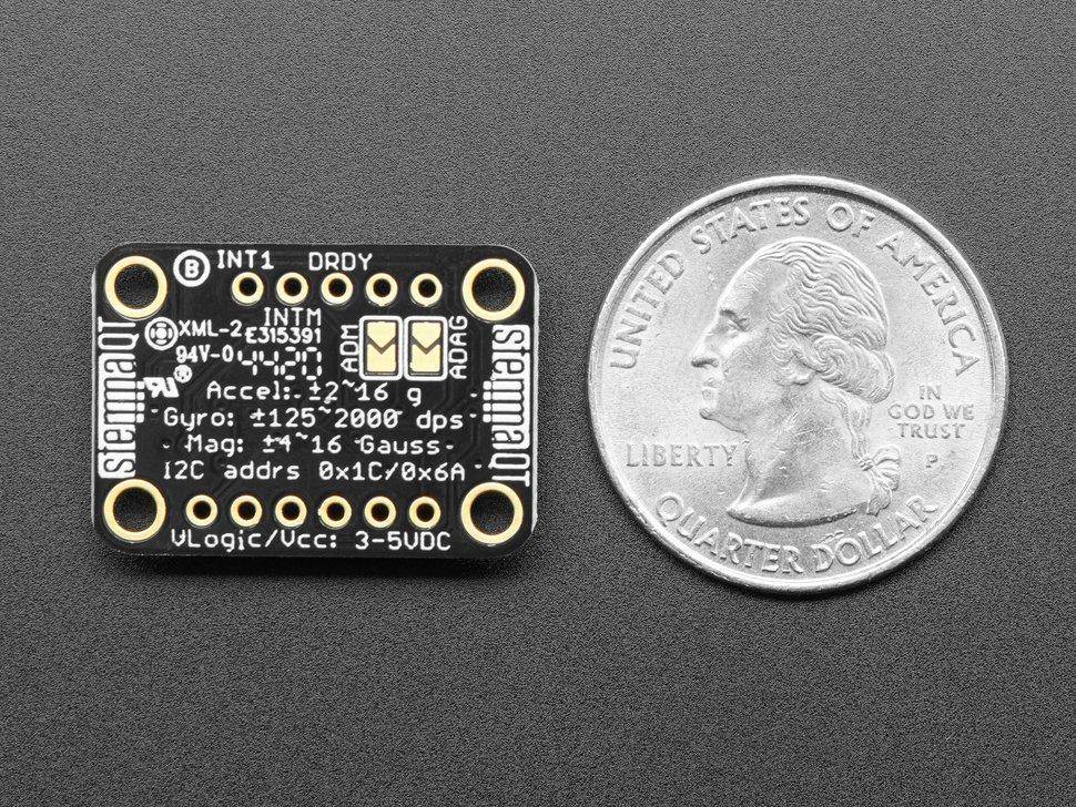 Adafruit LSM6DSOX + LIS3MDL - Präzisions 9 DoF IMU