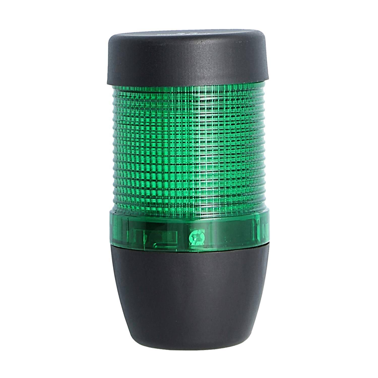 127255 STEX24 Signalsäule grün, 50mm, 24V AC/DC, LED-Blinklicht SS50-OB1/24 109 MaßeLänge102,0mm, Durchmesser 50,0mm -