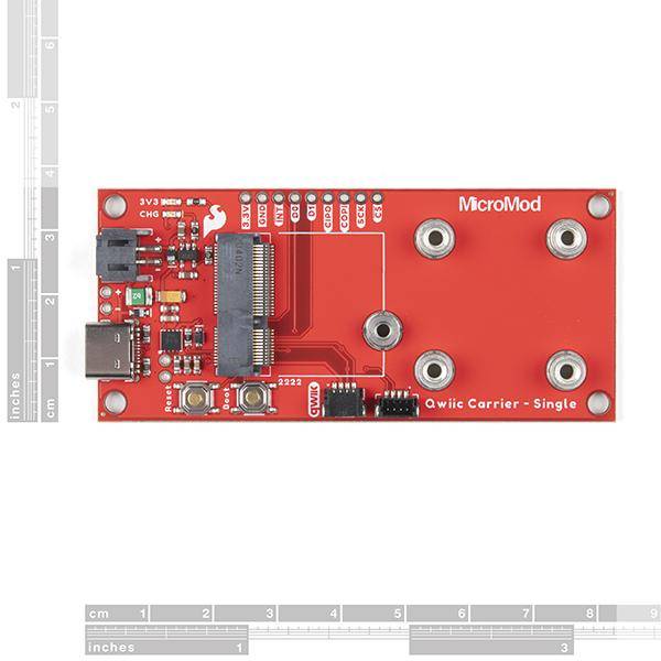 SparkFun MicroMod Qwiic Carrier Board, Single