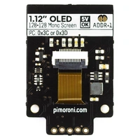 1.12" Mono schwarz-weiß OLED Breakout, SPI, 128x128 1.12" Mono schwarz-weiß OLED Breakout, SPI, 128x128