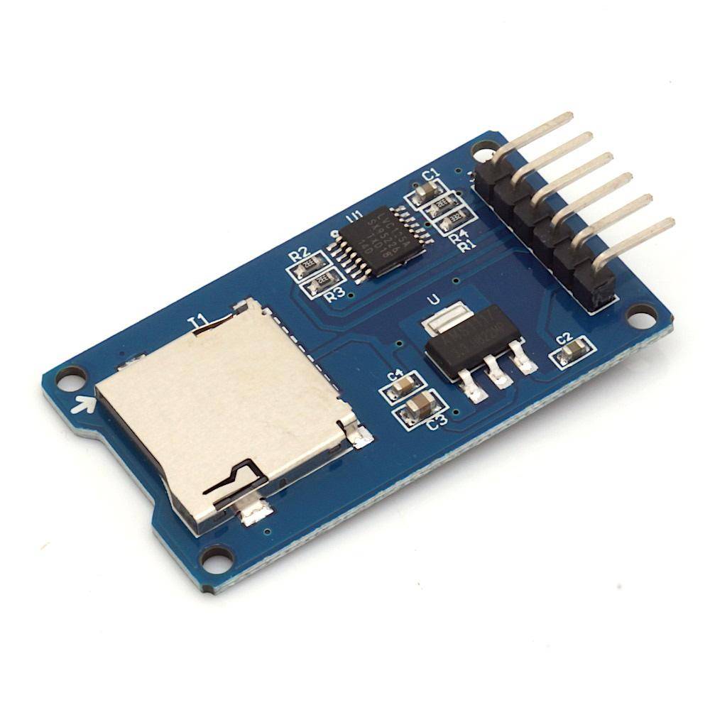 Micro SD Card Reader Modul mit SPI Schnittstelle