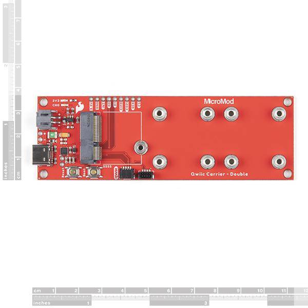 SparkFun MicroMod Qwiic Carrier Board, Double