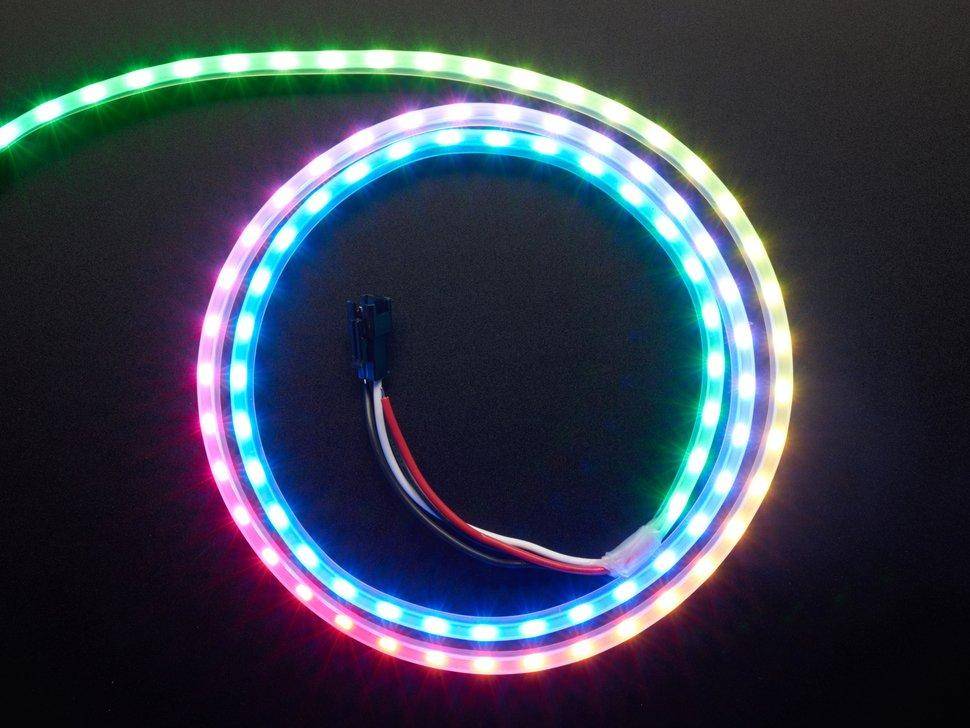 Adafruit NeoPixel LED Side Light Streifen - 90 LED, 1m