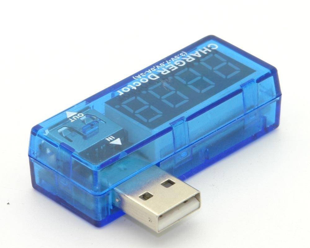 USB Ampere- / Voltmeter 1-fach