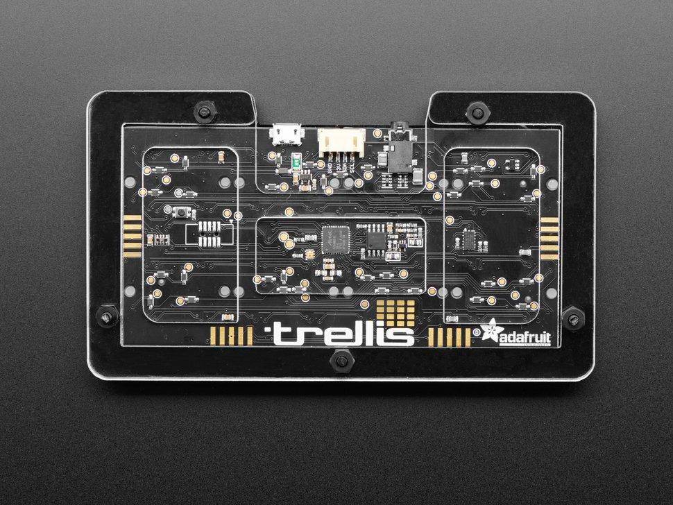 Adafruit NeoTrellis M4 Acryl Gehäuse