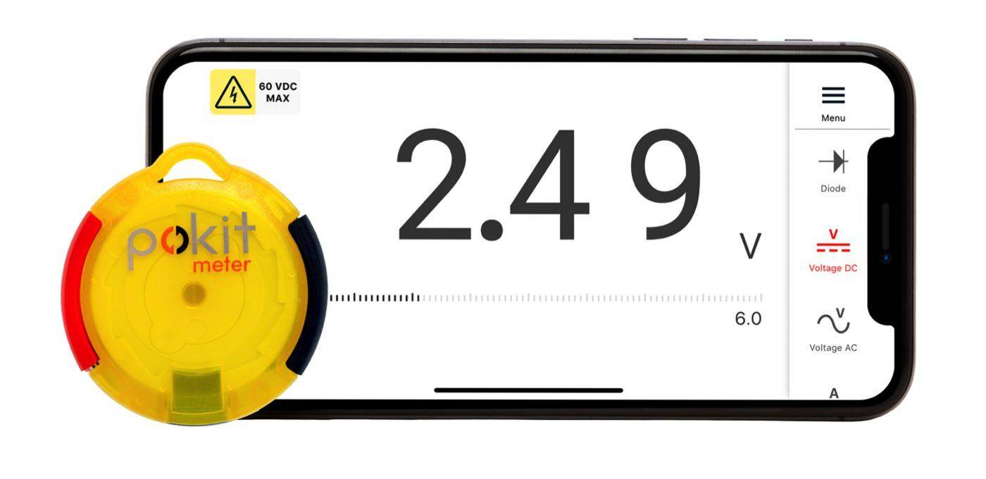 PokitMeter - Portables Multimeter, Oszilloskop und Logger, transparent