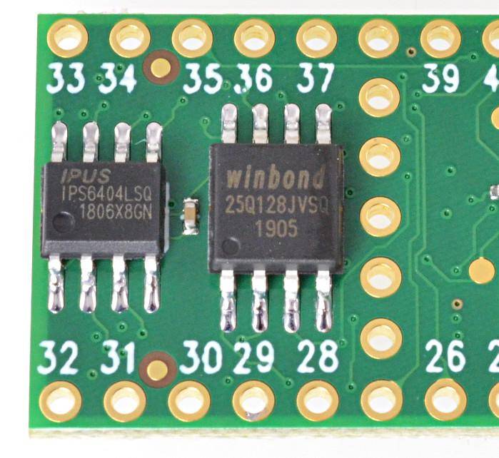 Flash Speicher Chip für Teensy 4.1, 128 Mbit