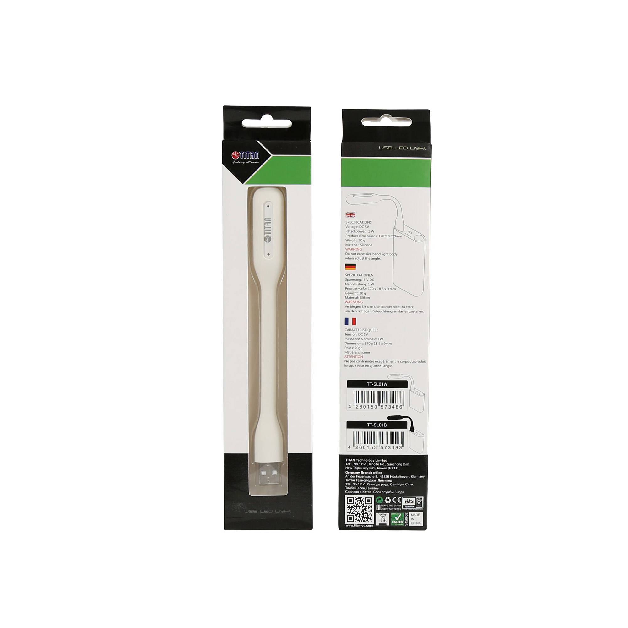 Titan TTL-SL01W, Weiß, Sichtverpackung, 18 mm, 168 mm, 8 mm, 20 g