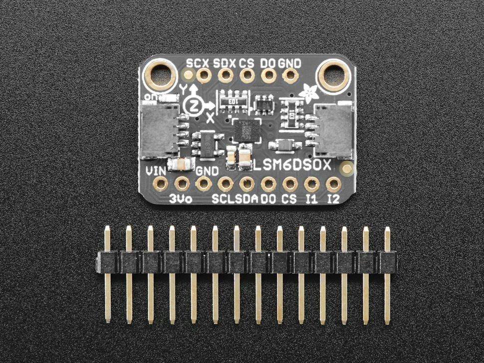Adafruit LSM6DSOX 6 DoF Beschleugnigunssensor und Gyroskop
