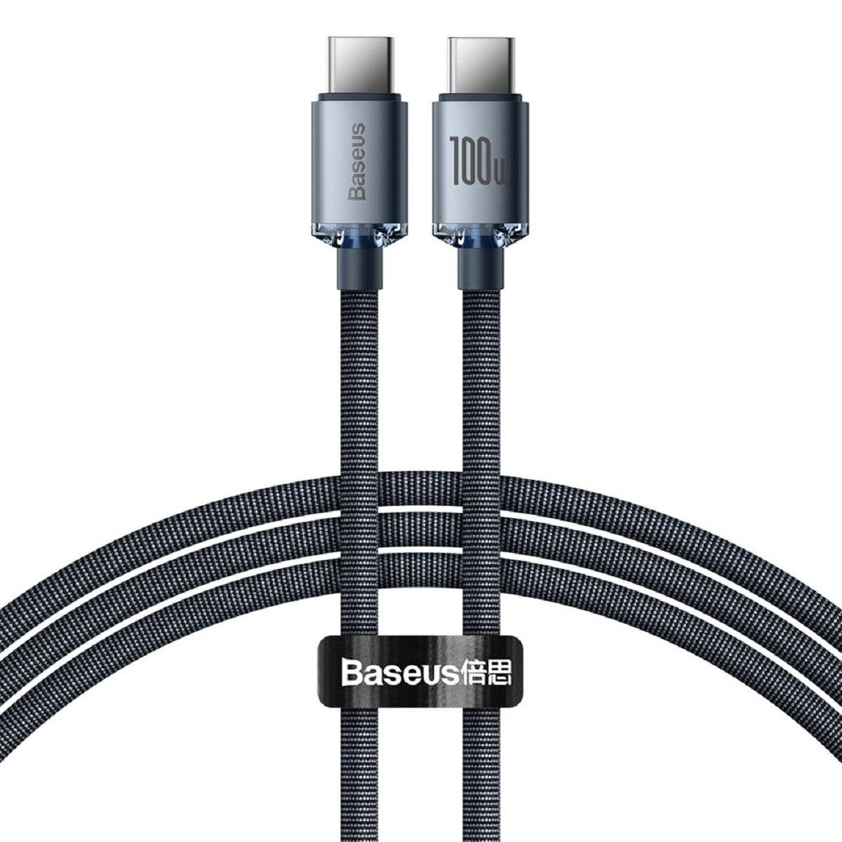Baseus Kabel USB-Kabel für schnelles Aufladen USB Typ C zu USB Typ C 100W 1,2m schwarz