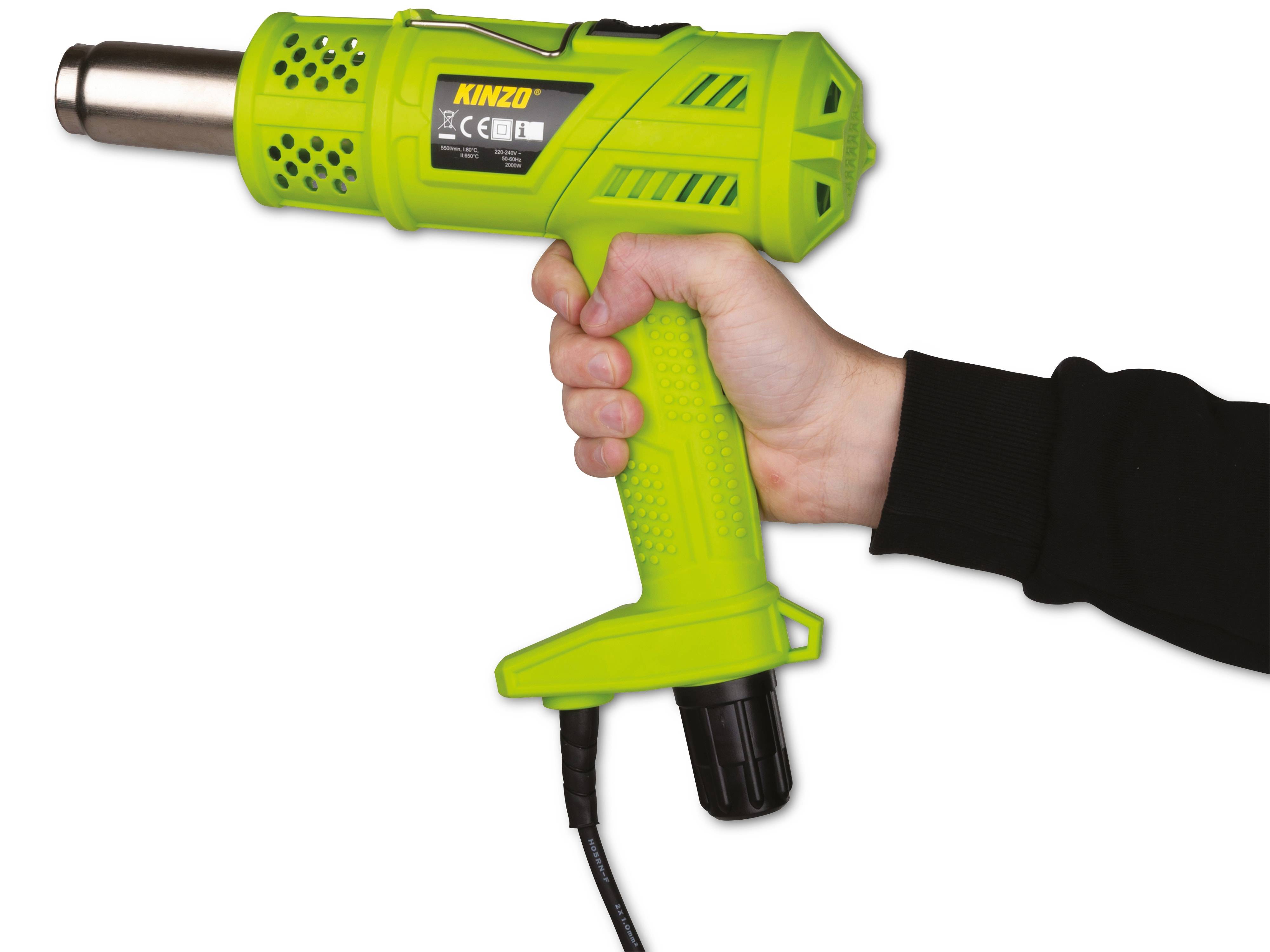 KINZO Unkrautbrenner 106 cm, 3in1, 2000W, grün