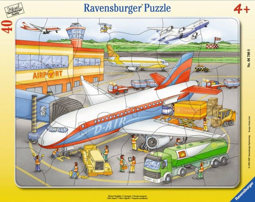 RAVENSBURGER Flughafenpuzzle 40 Teile