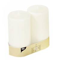 Papstar 82095, Rund, Weiß, 70 h, 2 Stück(e)